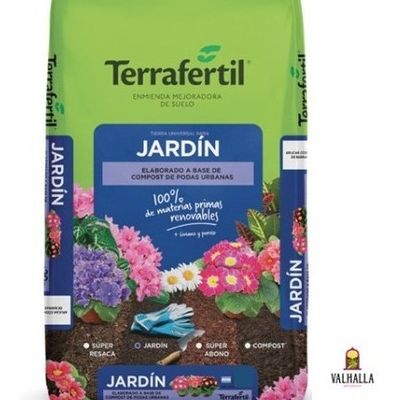 Terrafertil Tierra jardin 50 Lts Plantas Ornamentales